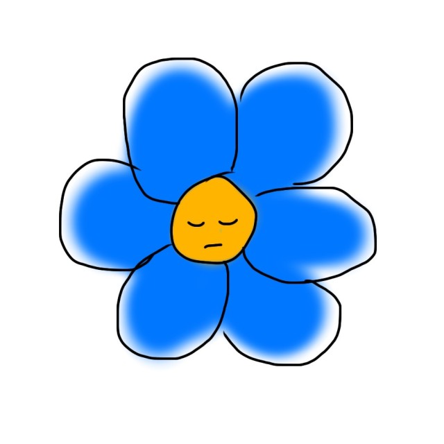 blue flower